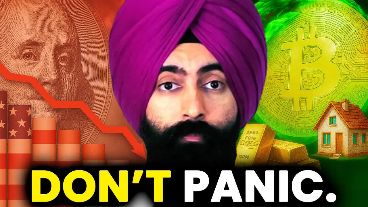 Video thumbnail for Minority Mindset: us dollar quietly falling? how to escape inflation with gold, bitcoin & real estate