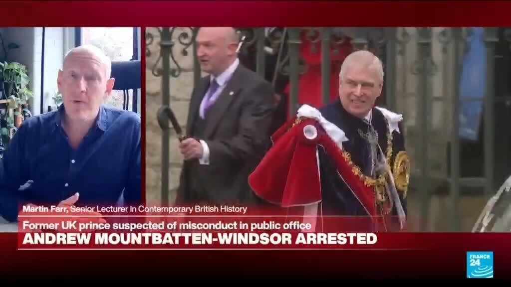 Video thumbnail for Arrest of former prince Andrew: 'An enormous embarrassment' for the monarchy