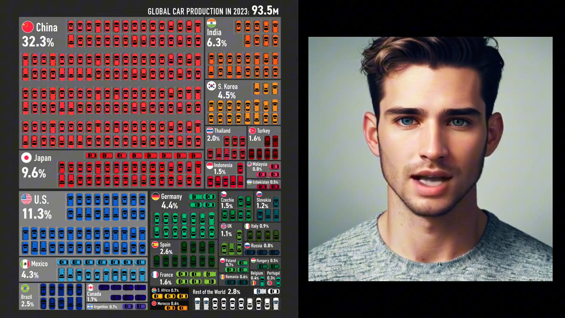 Video thumbnail for Top 30 Countries by Auto Manufacturer (2025)