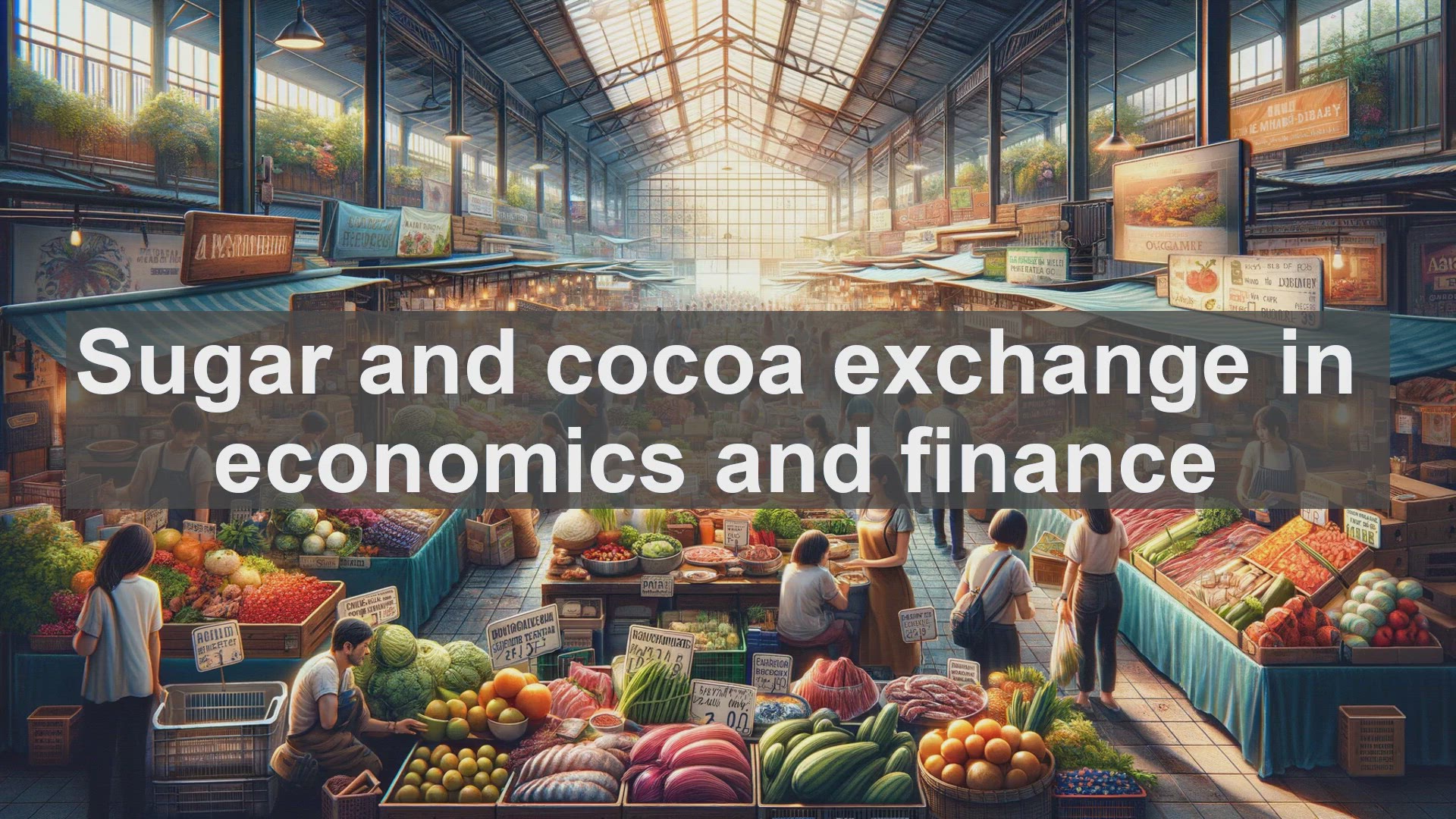 'Video thumbnail for Sugar and cocoa exchange in economics and finance'