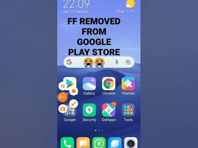 Video thumbnail for #shorts ff removed from google play store gys.. very sad news for ff phone player 😭😭😭