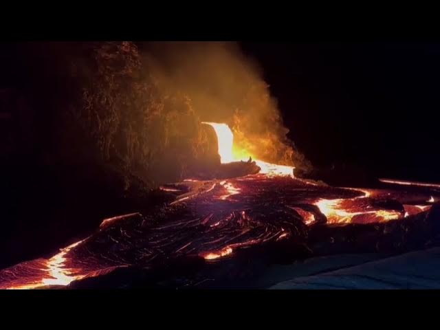 Video thumbnail for Erta Ale volcano eruption 29 Oct 2024 (3)