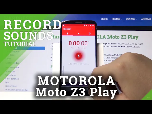 Video thumbnail for How to Use Sound Recorder in Motorola Moto Z3 Play – Save Sound