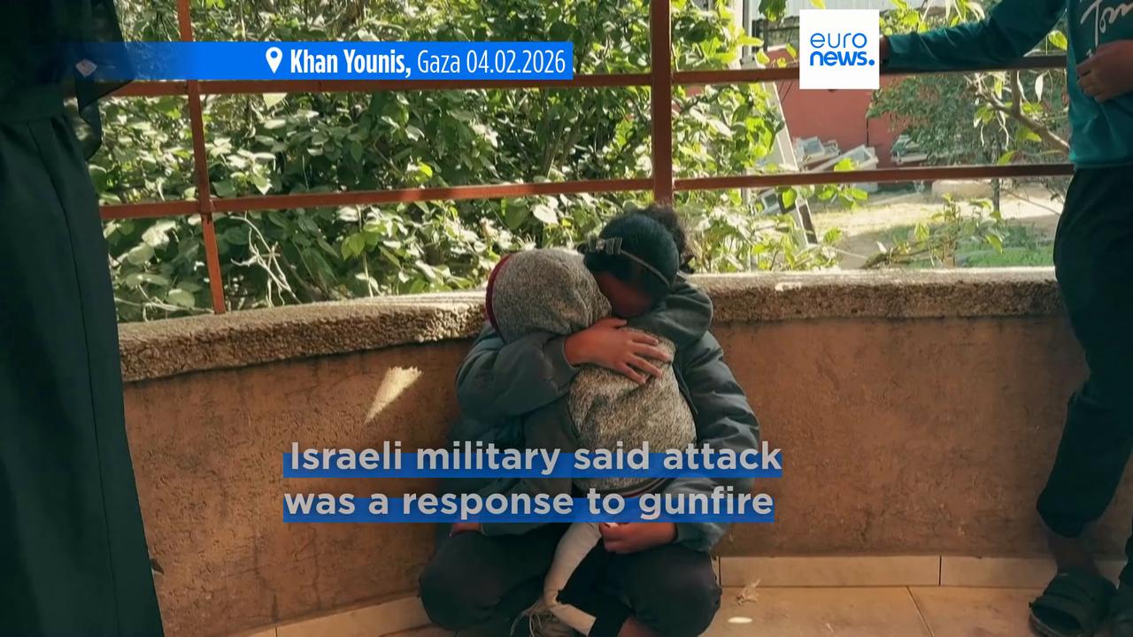 Video thumbnail for At least 24 killed in Gaza as Israel and Hamas trade accusations
