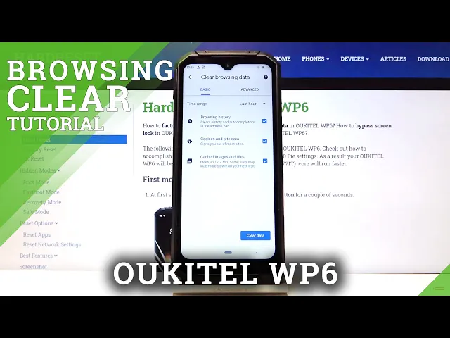 Video thumbnail for How to Clear Browsing Data in OUKITEL WP6 – Remove Browsing History