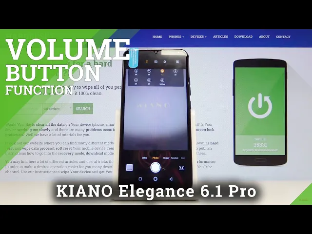 Video thumbnail for How to Switch Camera Volume Button Function in KIANO Elegance 6.1 Pro