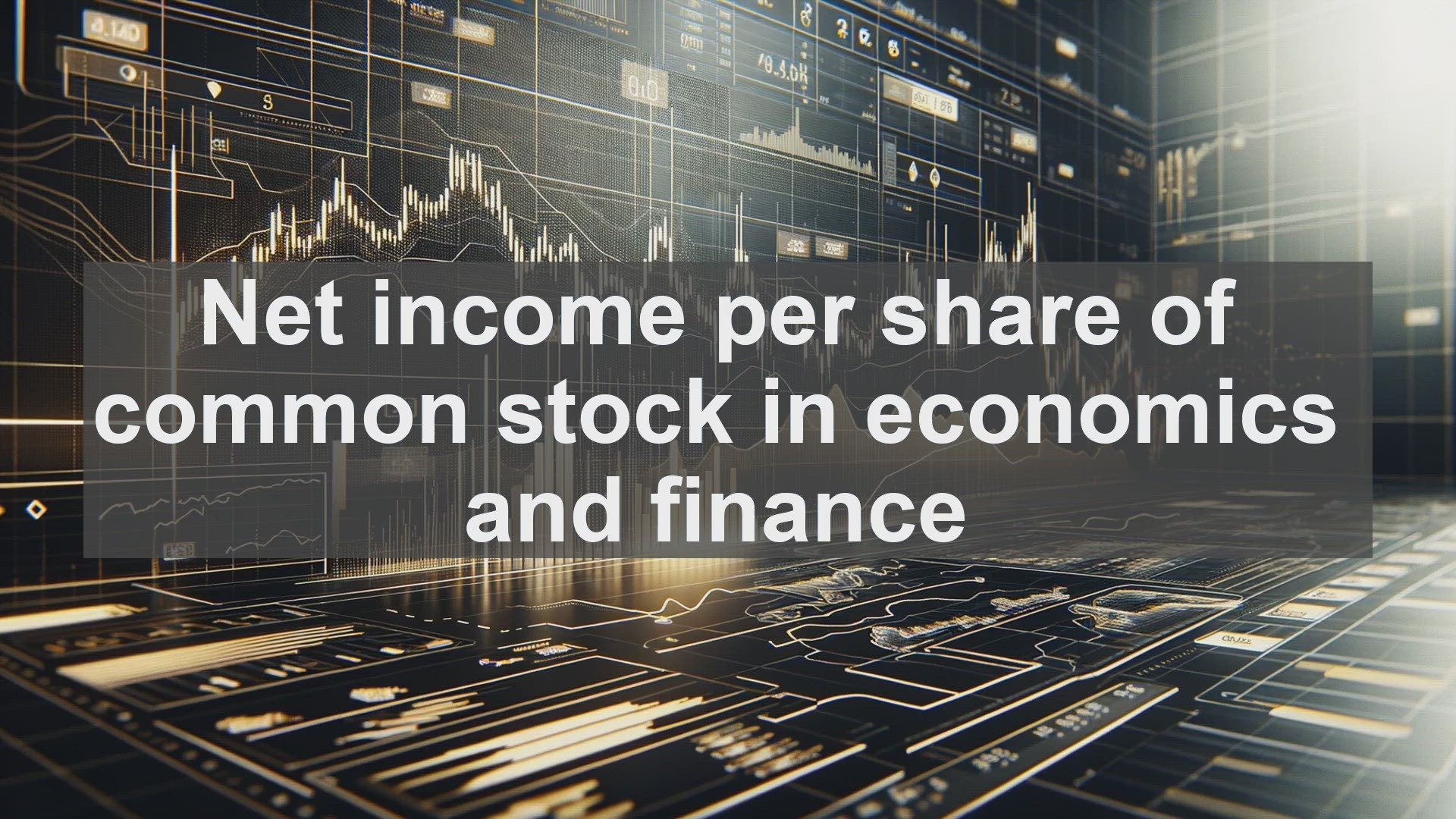 'Video thumbnail for Net income per share of common stock in economics and finance'