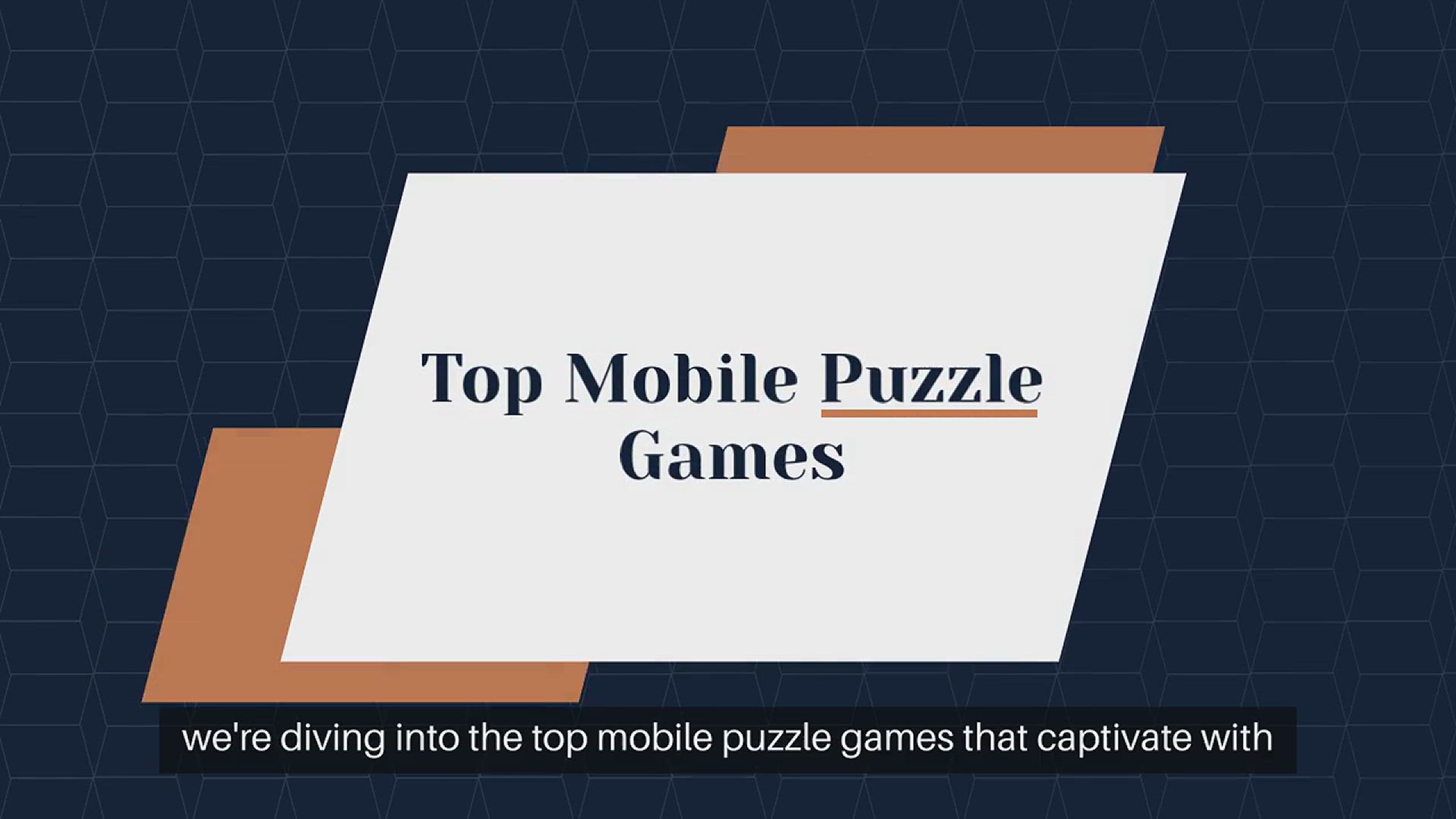 'Video thumbnail for Best Mobile Games for Puzzle Lovers'