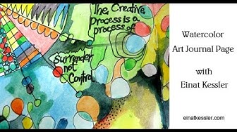 Video thumbnail for Watercolor & Doodling Art Jounal Page