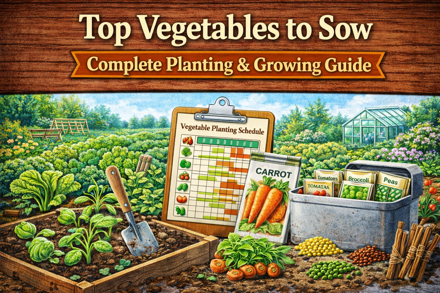 Video thumbnail for Top Vegetables to Sow | Complete Planting and Growing Guide