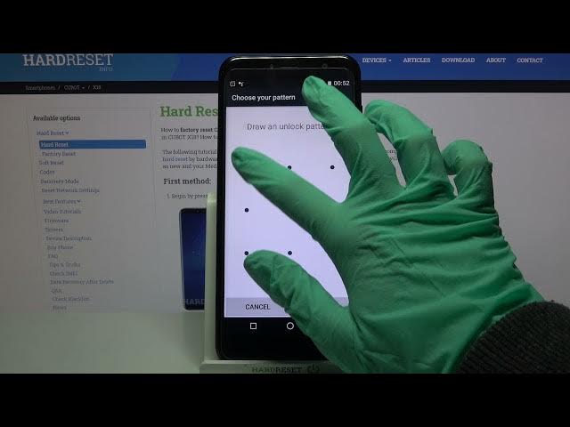 Video thumbnail for How to Add Screen Lock Method on CUBOT X18 – Security Settings