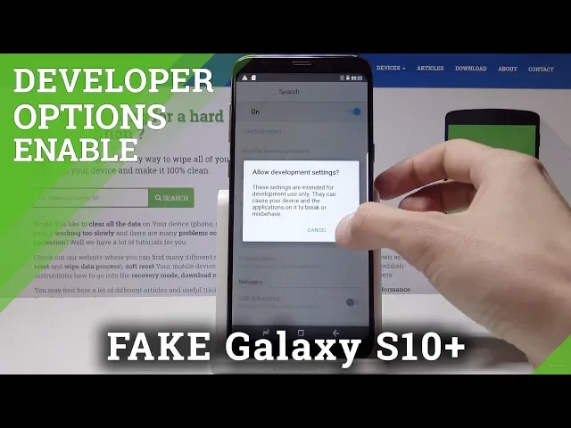 Video thumbnail for How to Enable Developer Options in SAMSUNG Galaxy S10+ Clone