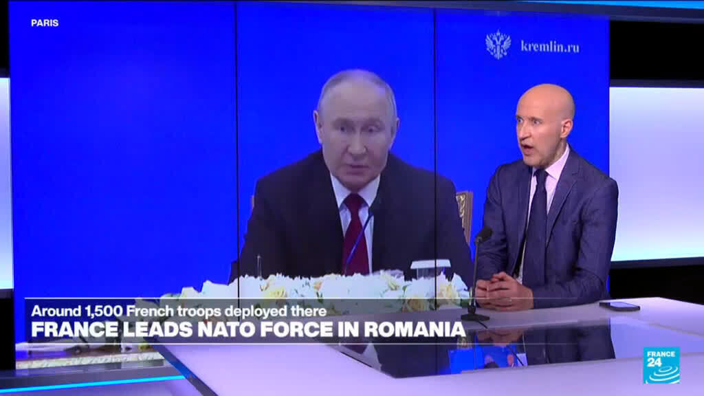 Video thumbnail for NATO vows 'absolute solidarity' with Romania over Russian drone