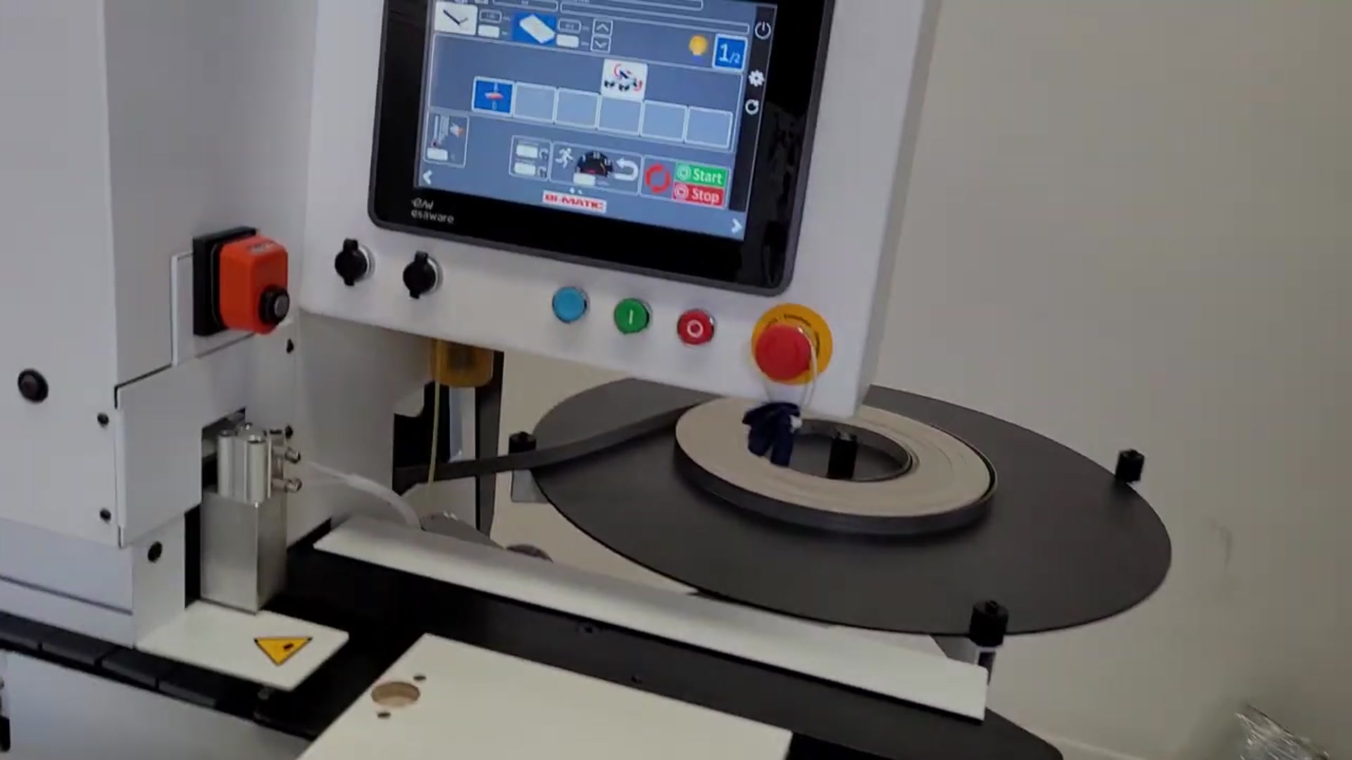 Video thumbnail for Bi-Matic Prima Edgebander 7.5 Plus RA TWO | Bi Matic Edgebanders Australia