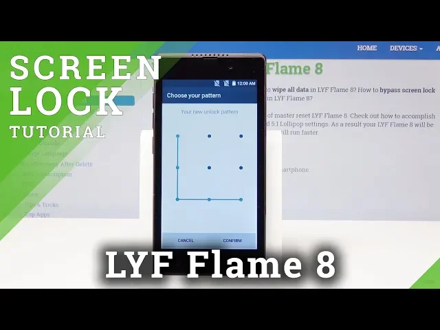 Video thumbnail for How to Add Screen Lock in LYF Flame 8 - Activate Screen Protection