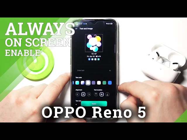 Video thumbnail for How to Change Always on Display Theme on OPPO Reno5 5G – Personalize Always on Display