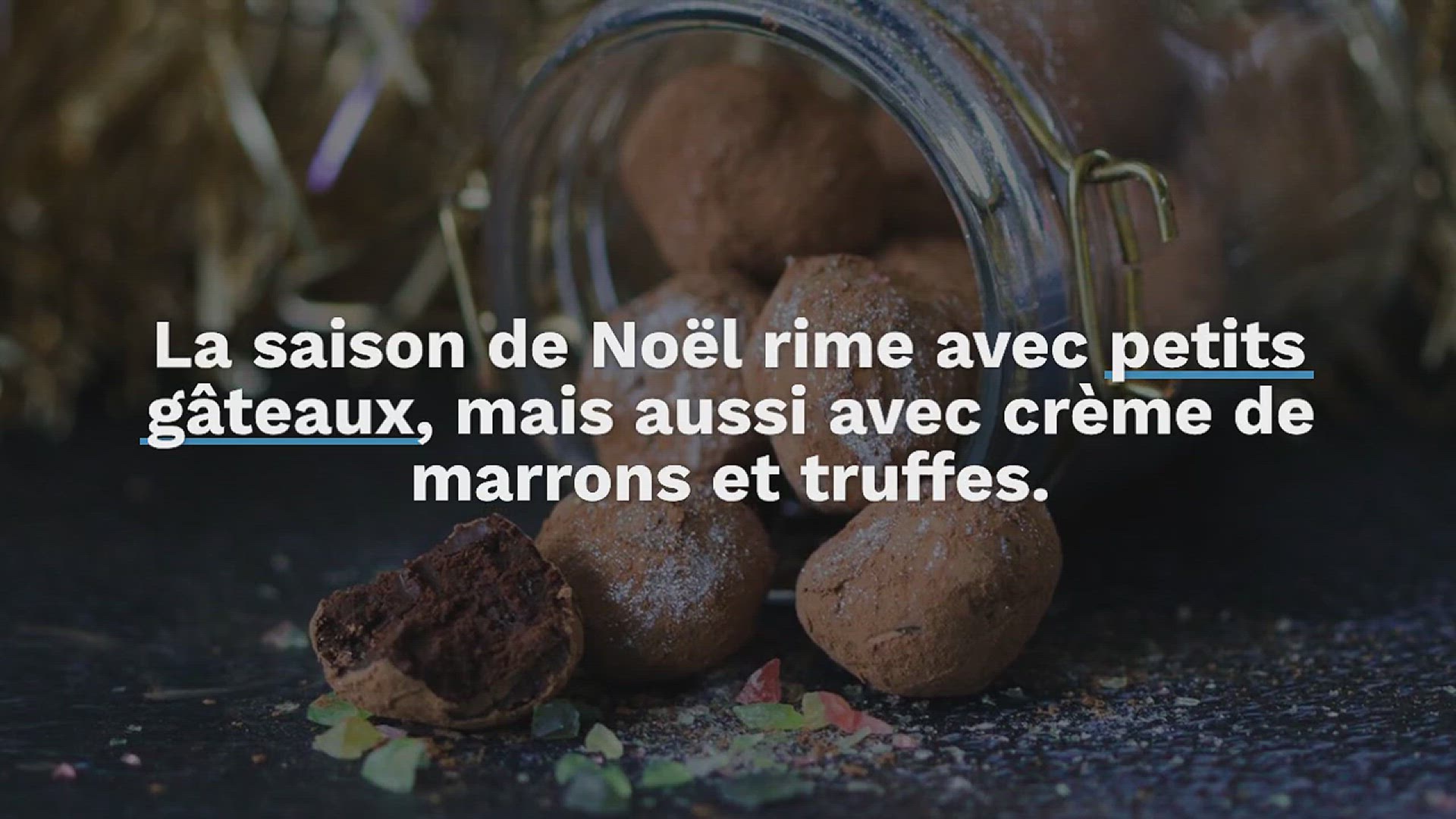 Video thumbnail for Truffes à la menthe aux brisures de bonbons