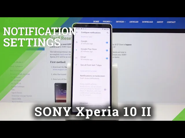 Video thumbnail for How to Manage Apps Notifications in SONY Xperia 10 II – Change Apps Notifications