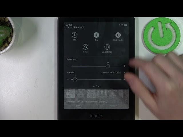 Video thumbnail for Amazon Kindle Paperwhite 11th Generation - How To Change Light & Dark Theme