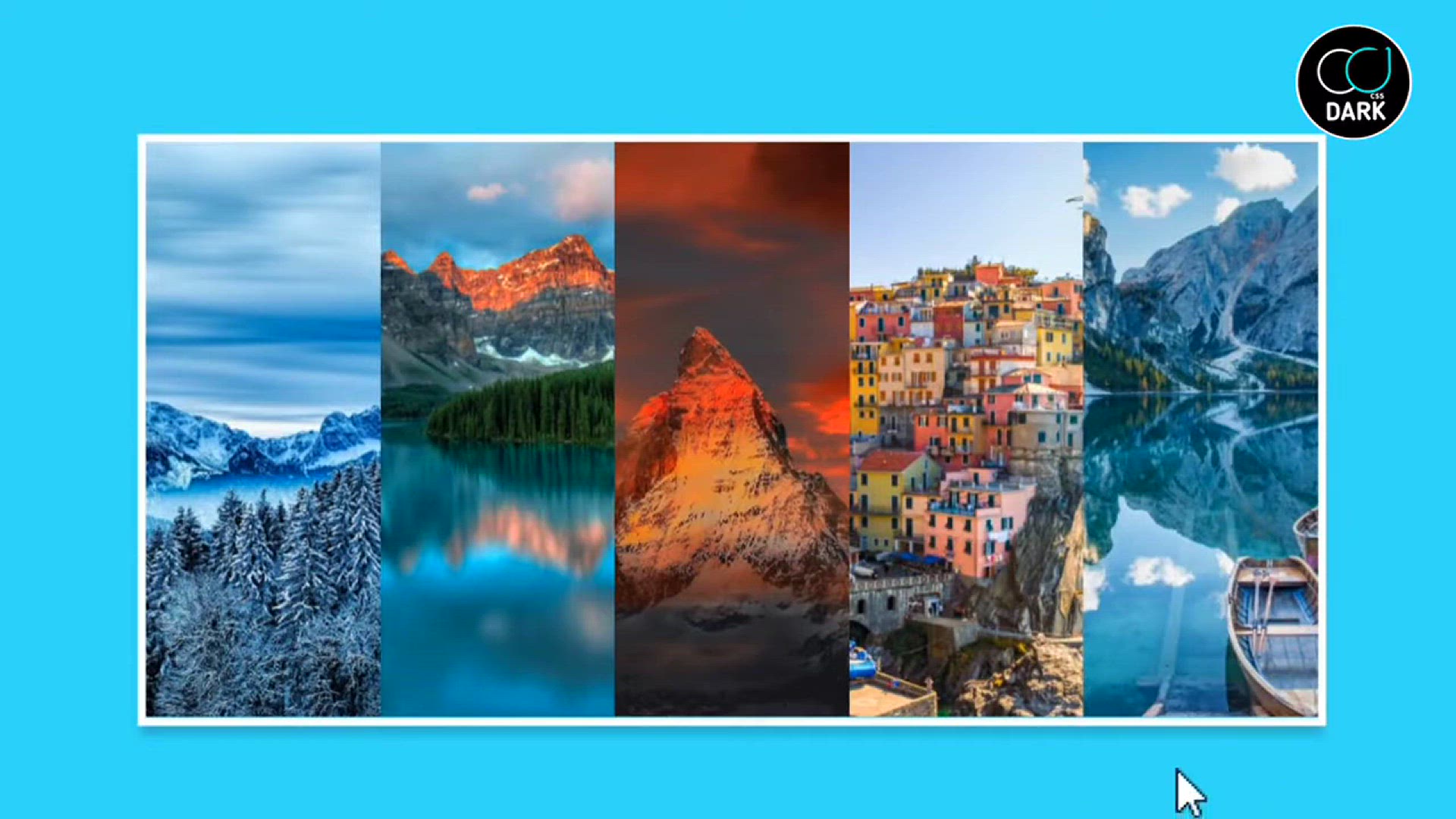 'Video thumbnail for Accordion Image Gallery with Html & CSS'