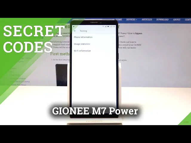 Video thumbnail for SECRET CODES for GIONEE M7 Power - Secret Menu / Hidden Mode