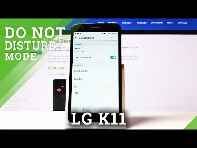 Video thumbnail for How to Open Do Not Disturb in LG K11 – Enter Silent Mode