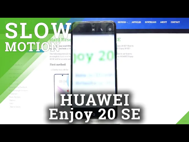 Video thumbnail for How to Record Slow Motion in HUAWEI Enjoy 20 SE – Make Videos Slower