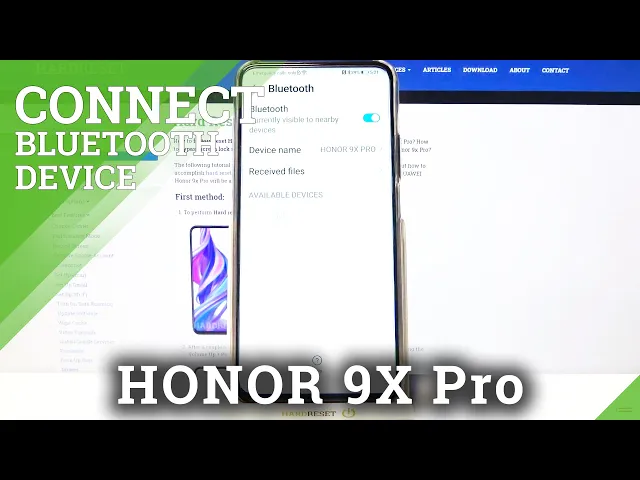 Video thumbnail for Share Data – HUAWEI Honor 9x Pro and Bluetooth Settings