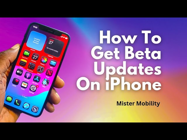 Video thumbnail for How To Get Beta Updates On iPhone |  How To Download Beta Version Of iOS 26