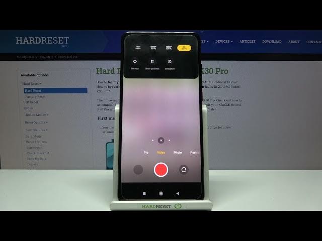 Video thumbnail for How to Record 4K Video in XIAOMI Redmi K30 Pro – Change Video Quality
