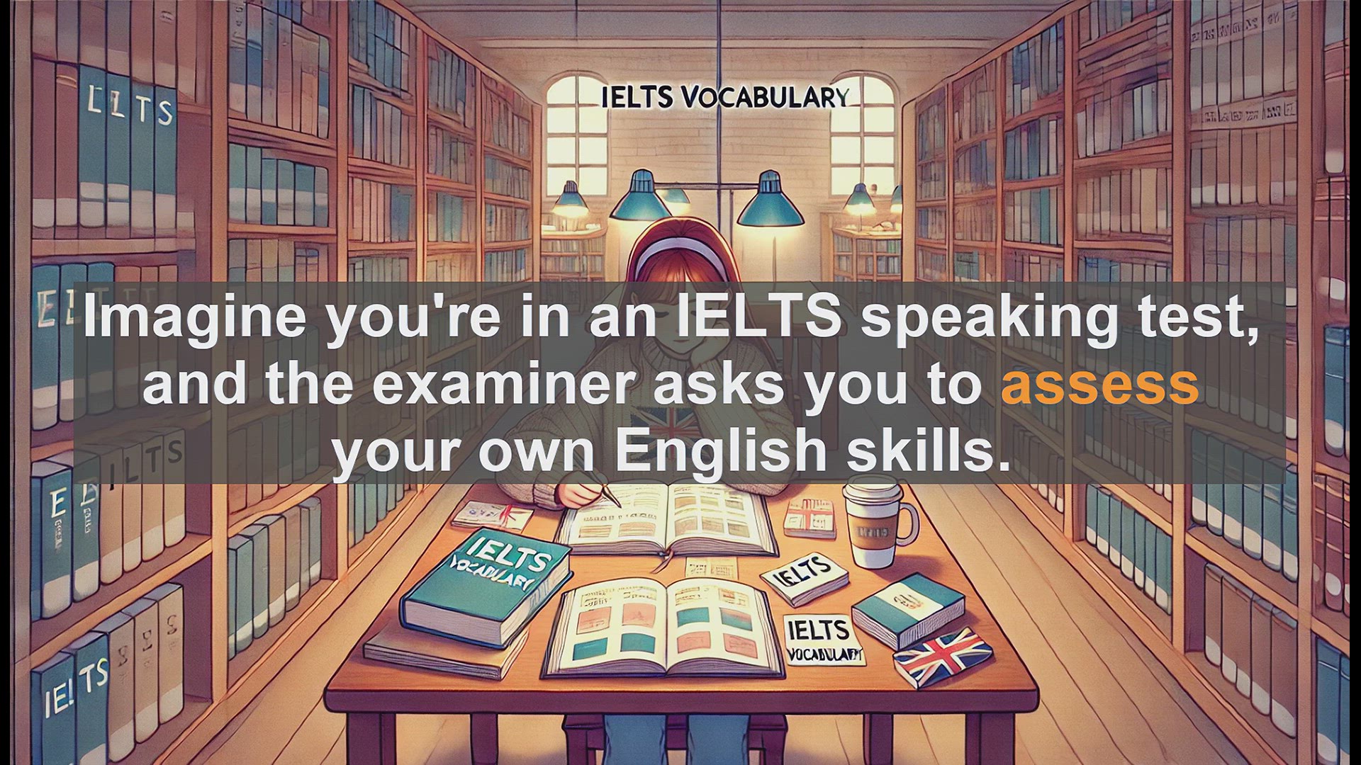 'Video thumbnail for 2500 Must Know IELTS 6.5 Vocabulary - IELTS Speaking: Understanding and Using 'Assess''