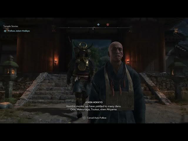 Video thumbnail for Assassin's Creed Shadows - Temple Stories: Follow Joken Hokkyo | Defend Against the Attackers