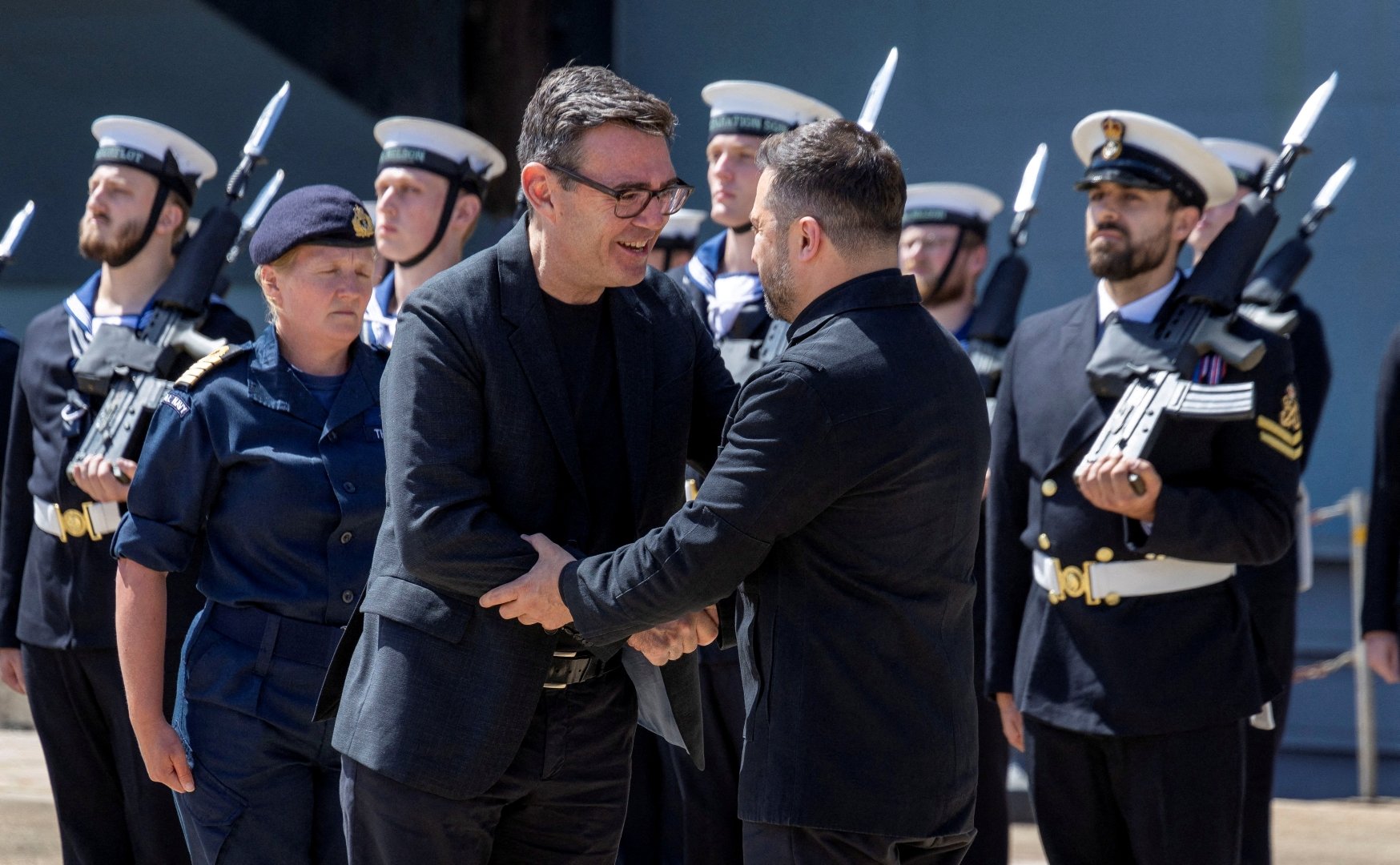 Video thumbnail for Burnham welcomes Zelenskyy as first international guest