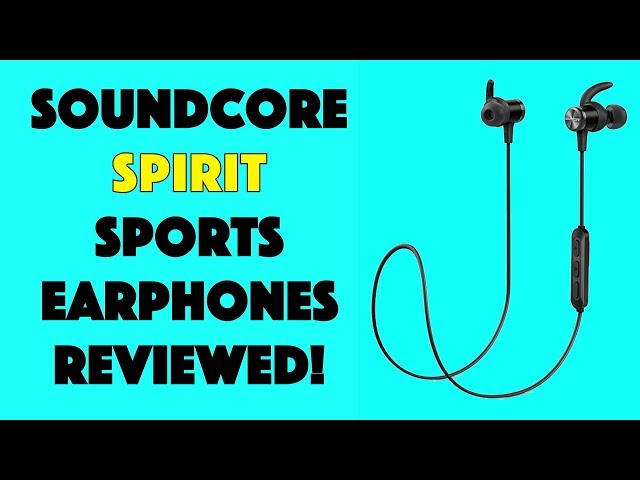 Video thumbnail for Anker Soundcore SPIRIT Waterproof Sports Earphones -- REVIEWED!