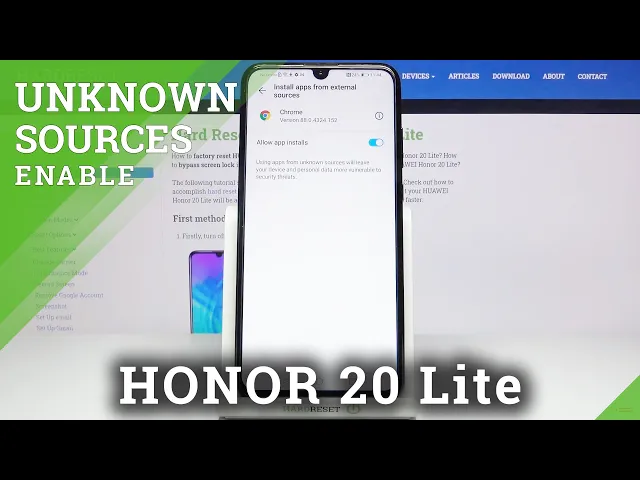 Video thumbnail for How to Enable Unknown Sources on HUAWEI Honor 20 Lite– Allow Apps Installation
