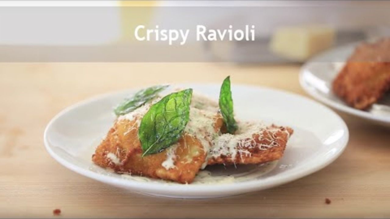 'Video thumbnail for Crispy Ravioli'