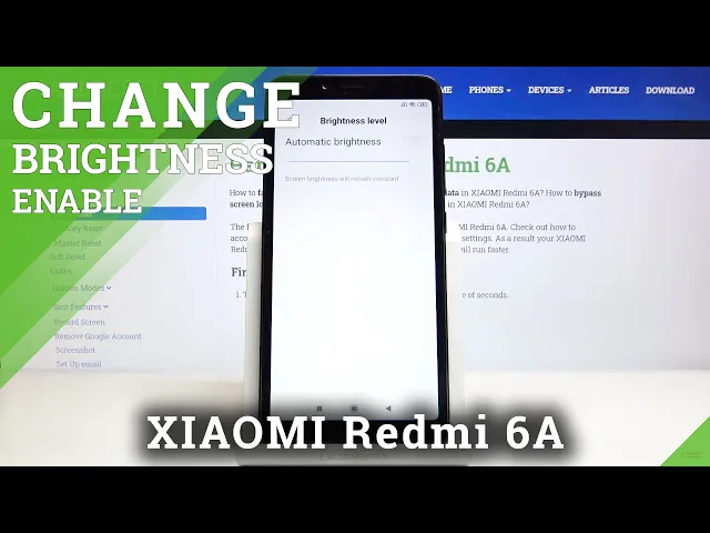 Video thumbnail for How to Enable Auto-Brightness in XIAOMI REDMI 6A – Automatic-Brightness
