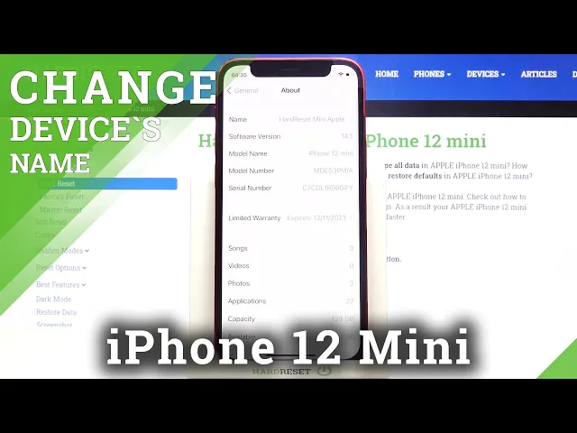Video thumbnail for How to Change Device Name of iPhone 12 mini – Rename iPhone