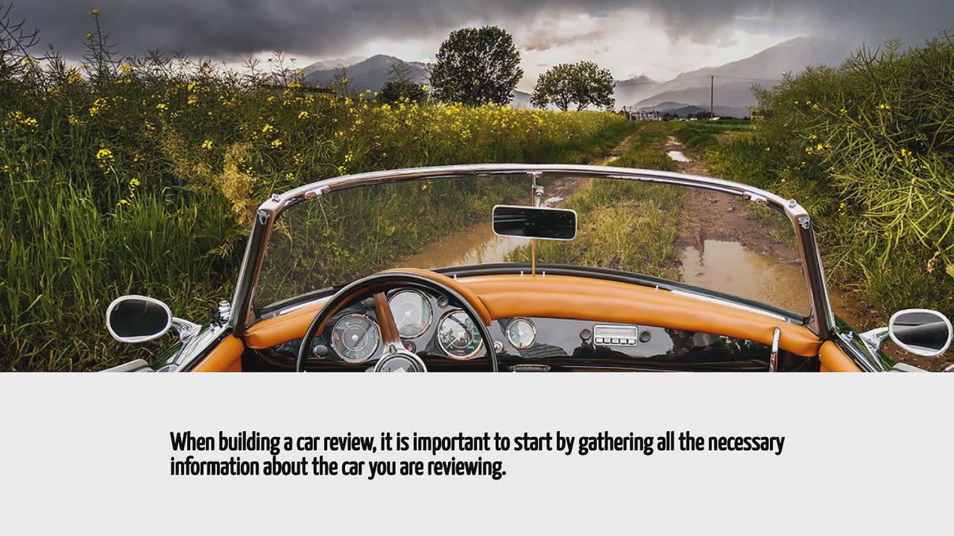 Video thumbnail for How To Build A Car Review