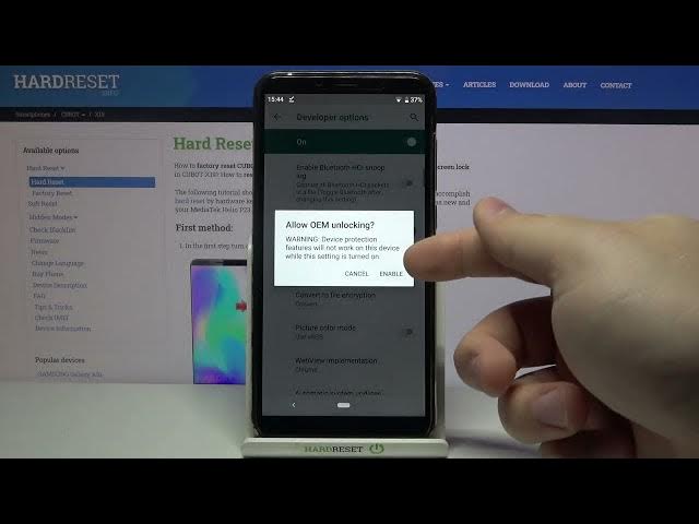 Video thumbnail for How to enable Developer Options on Cubot X19 | Developer Options on Cubot X19