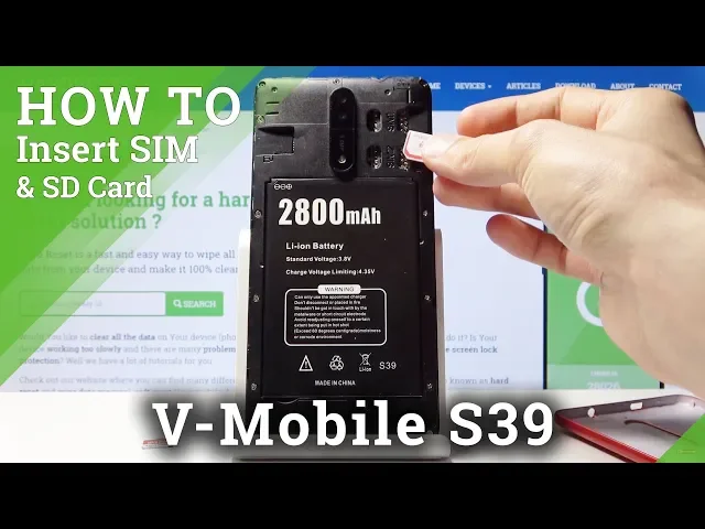 Video thumbnail for How to Find Micro SIM & SD slot in V-Mobile S39 - SIM & Micro SD Card Installation