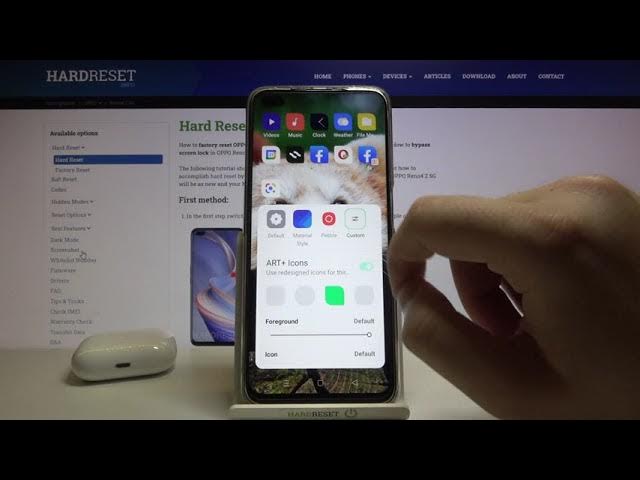 Video thumbnail for How to Change Icons Shape on OPPO Reno4 Z 5G – Personalize Icons