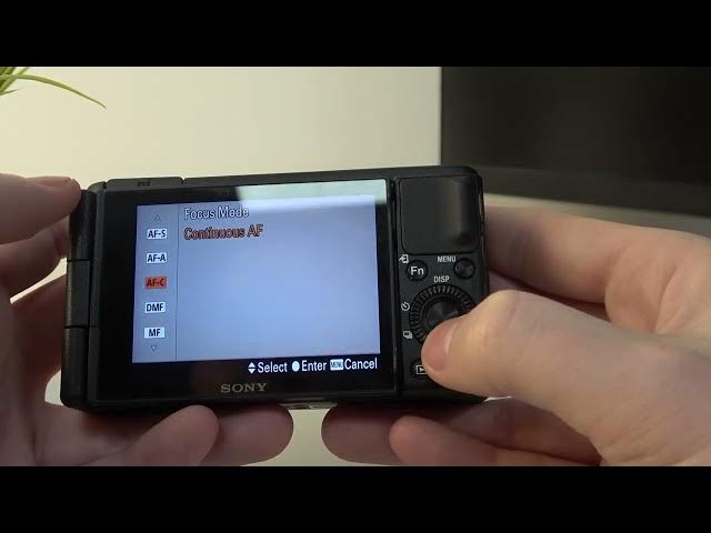 Video thumbnail for Sony ZV 01 - How To Change Focus Mode