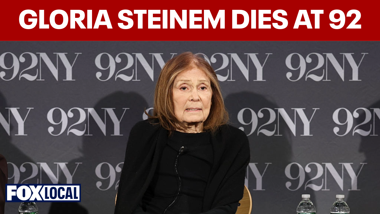 Video thumbnail for Feminist icon and journalist Gloria Steinem dies at age 92