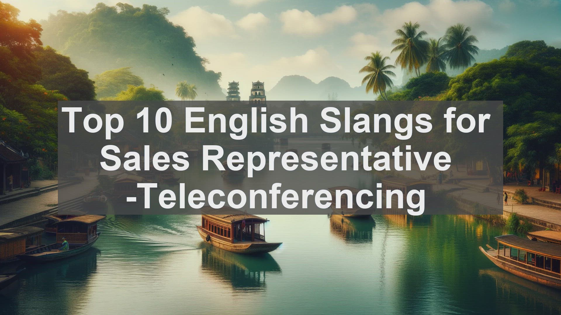 'Video thumbnail for Top 10 English Slangs for Sales Representative Teleconferencing'