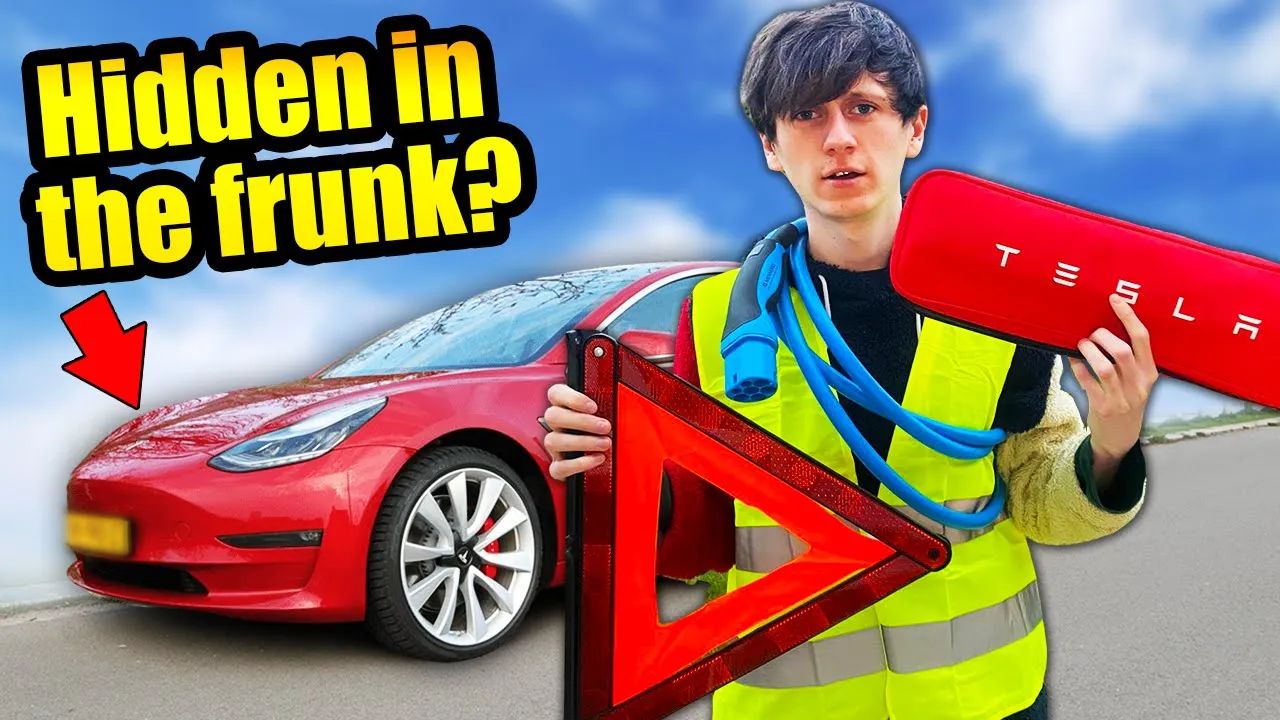 Video thumbnail for Everything you can find inside a brand new Tesla Model 3