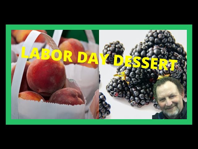 Video thumbnail for Peach And Blackberry Cobbler