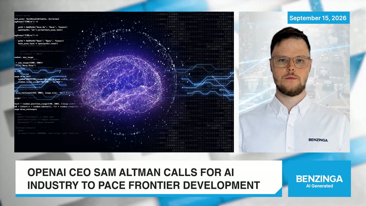 Video thumbnail for Altman Backs AI Slowdown