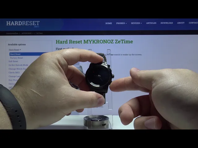 Video thumbnail for How to Soft Reset MYKRONOZ ZeTime – Fix Not Responding Screen