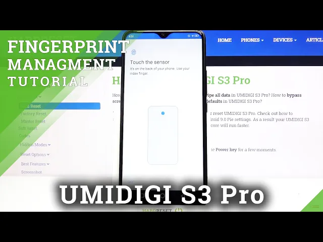 Video thumbnail for How to Add Fingerprint in UMIDIGI S3 Pro – Set Up Screen Lock
